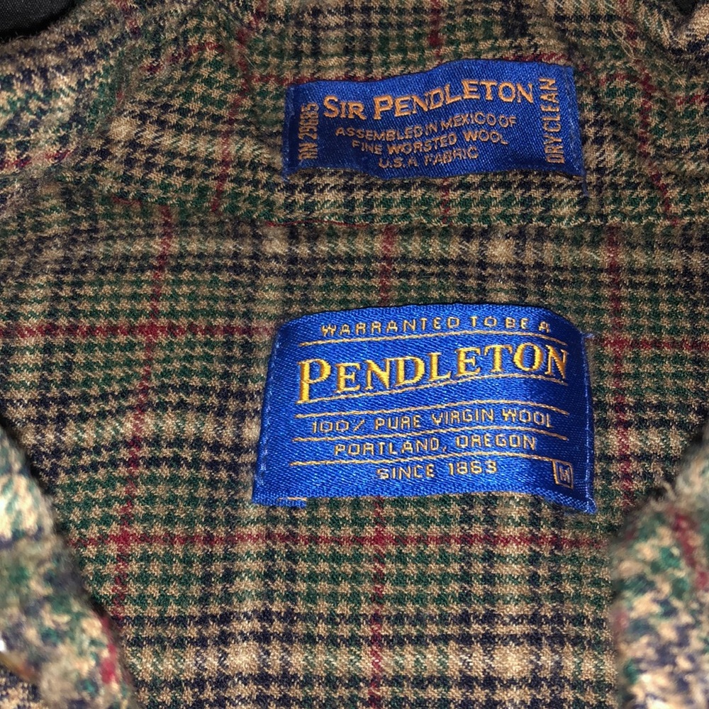 Sir Pendleton wool shirt